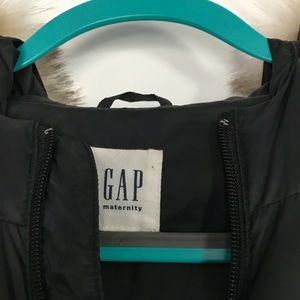 Maternity Hooded Puffer Jacket